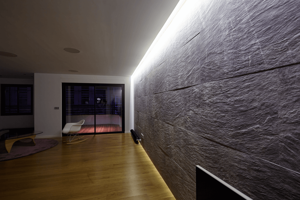 Piso García Barbón detalle pared